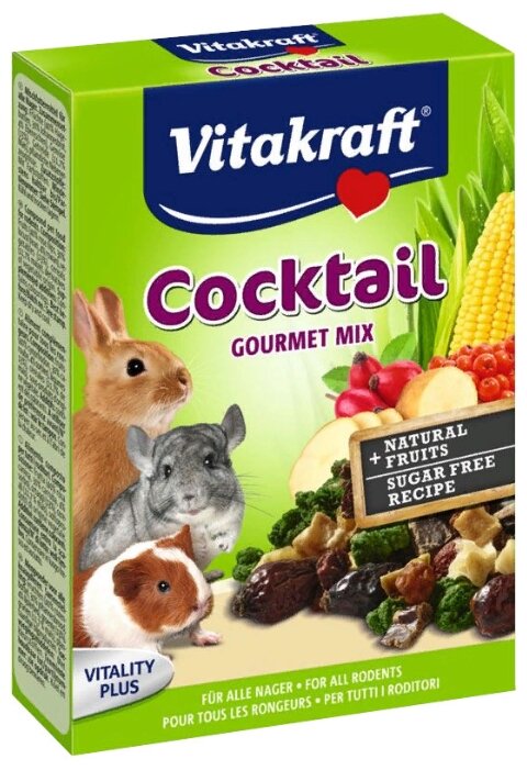 Лакомство для кроликов, грызунов Vitakraft Cocktail Gourmet Mix (фото modal 1)
