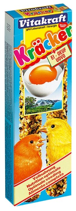 Лакомство для птиц Vitakraft Крекеры для канареек яичные (10611) (фото modal 1)