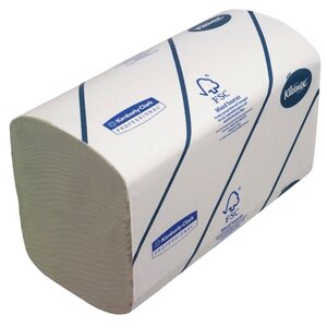 Полотенца бумажные Kleenex Ultra 6777 двухслойные белые в пачках (фото modal nav 2)