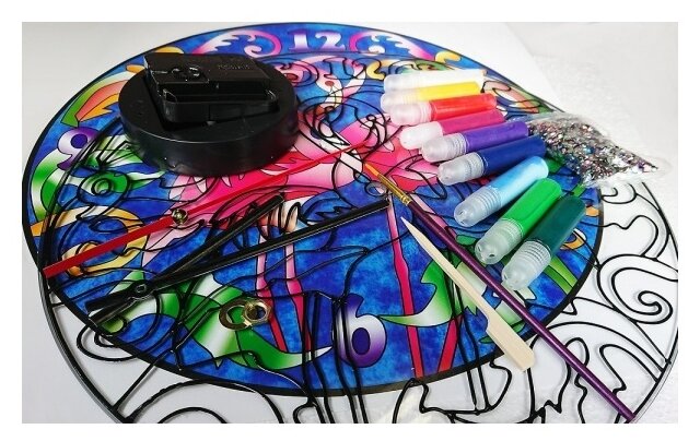 Набор для творчества Color Kit Фламинго на закате HV002 10 цв. (фото modal 2)