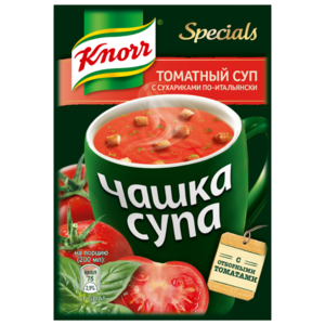Knorr Чашка супа Томатный суп с сухариками по-итальянски 18 г (фото modal nav 1)