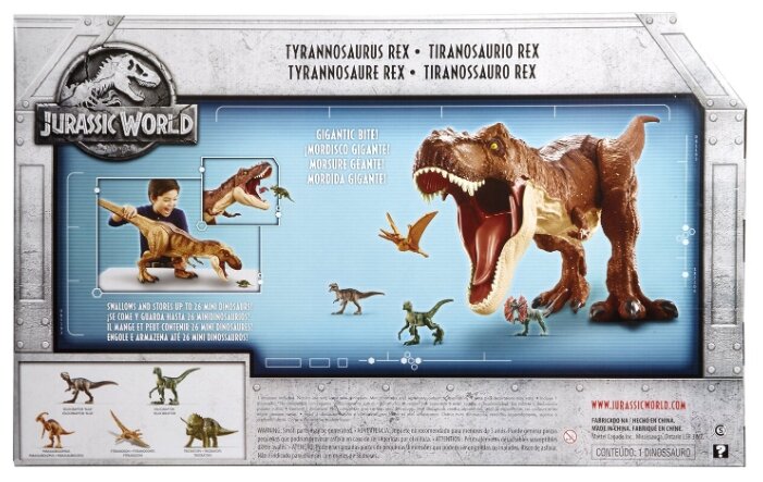 Фигурка Mattel Jurassic World Колоссальный динозавр Рекс FMM63 (фото modal 12)