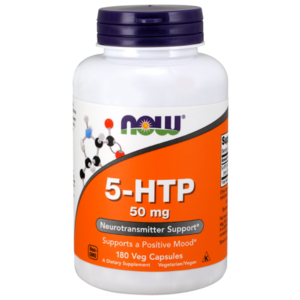 Аминокислота NOW 5-HTP 50 mg (180 капсул) (фото modal nav 1)