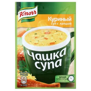 Knorr Чашка супа Куриный суп с лапшой 13 г (фото modal nav 1)