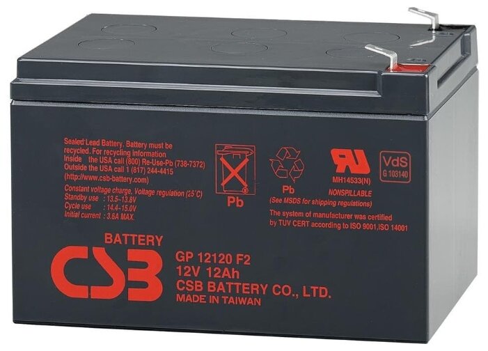 Аккумуляторная батарея CSB GP 12120 12 А·ч (фото modal 1)