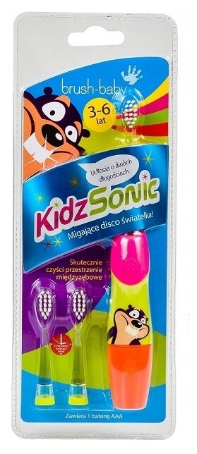 Электрическая зубная щетка Brush Baby KidzSonic (3-6 лет) (фото modal 4)