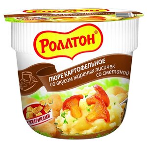 Роллтон Пюре картофельное со вкусом жареных лисичек со сметаной 40 г (фото modal nav 1)