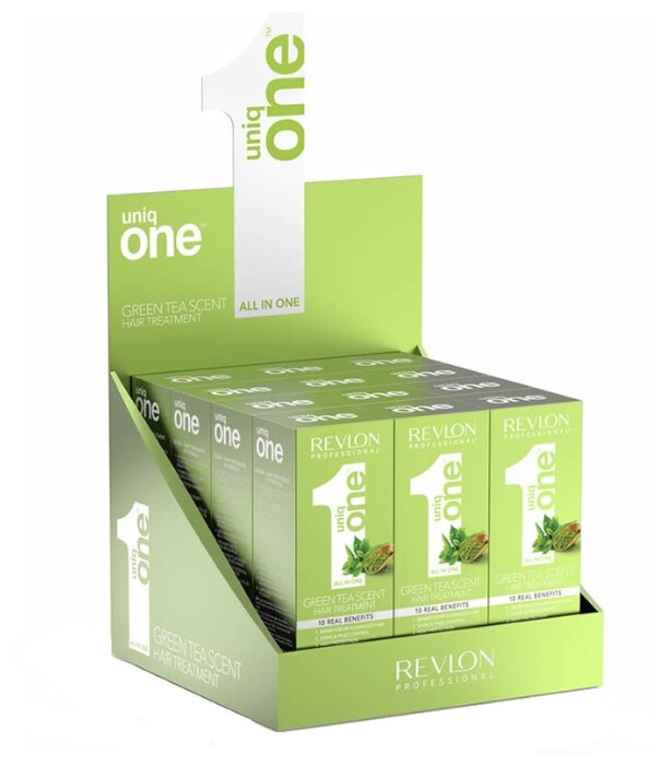 Revlon Professional Uniq One Несмываемая маска-спрей для волос с ароматом зеленого чая (фото modal 5)