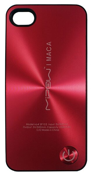 Чехол-аккумулятор MIPOW MACA Color Power Case SP103A для Apple iPhone 4/iPhone 4S (фото modal 3)