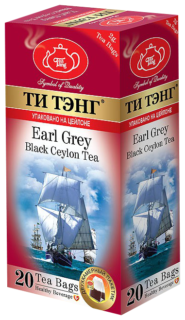Чай черный Ти Тэнг Earl grey в пакетиках (фото modal 1)