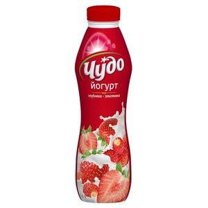 Питьевой йогурт Чудо клубника-земляника 2.4%, 690 г (фото modal nav 1)