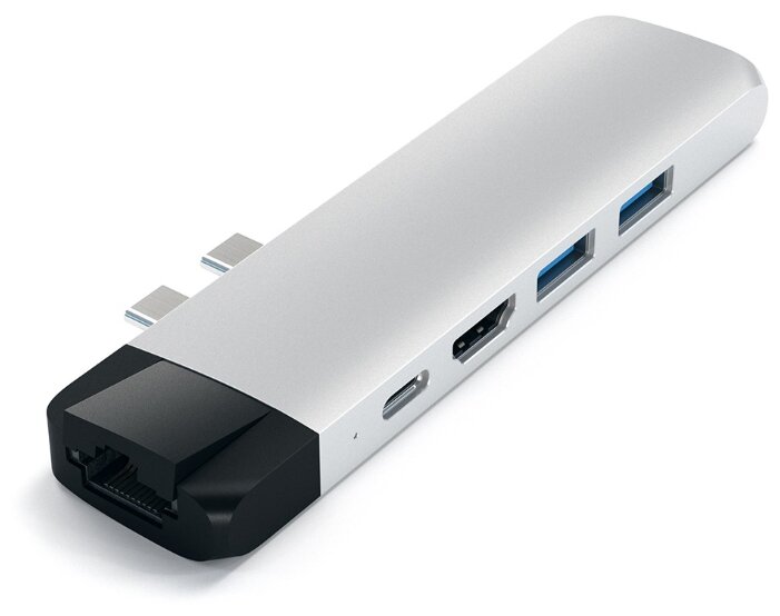 USB-концентратор Satechi Type-C Pro Hub Adapter with Ethernet (ST-TCPHE), разъемов: 3 (фото modal 2)
