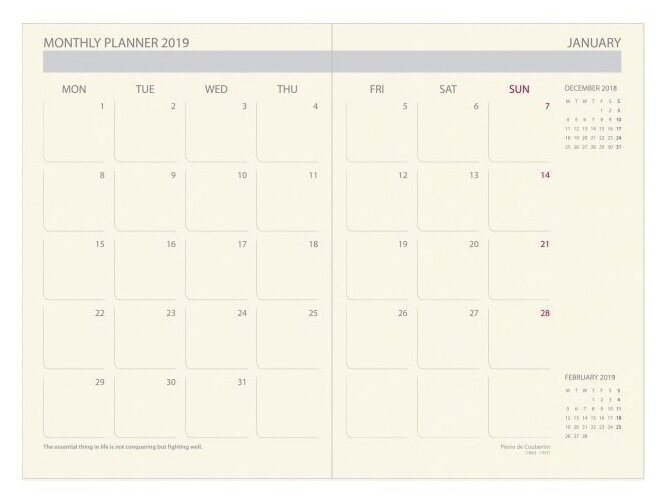 Ежедневник Daycraft Executive Diary датированный на 2019 год, натуральная кожа, А5, 200 листов (фото modal 4)