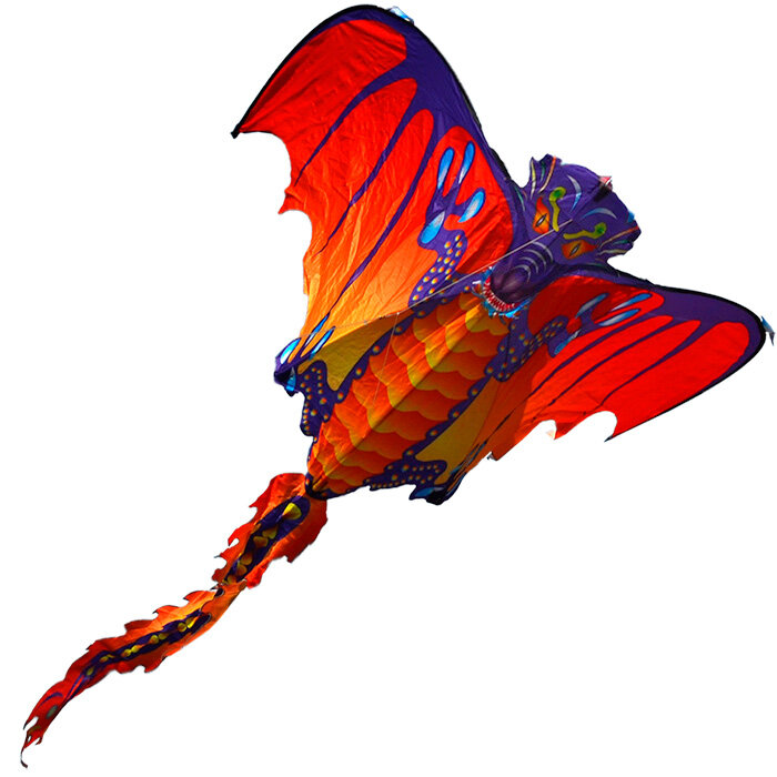 Воздушный змей Веселый ветер Огненная Виверна (фото modal 1)