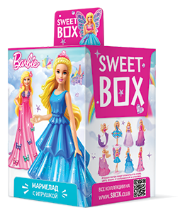 Жевательный мармелад Sweet Box Барби 2 10 г (фото modal 1)