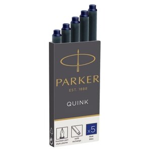 Картридж для перьевой ручки PARKER Quink Z11 (5 шт.) (фото modal nav 1)