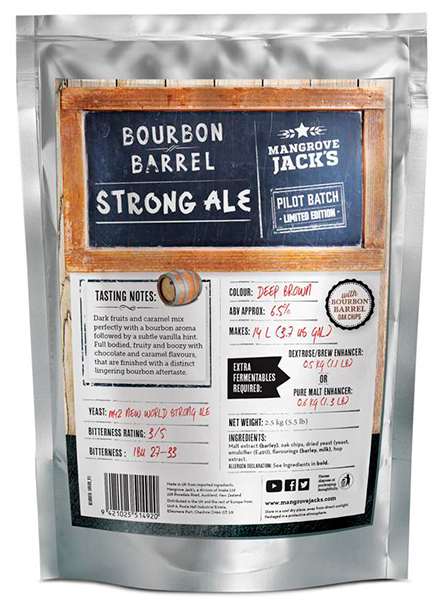 Mangrove Jacks Limited Edition Bourbon Barrel Strong Ale 2500 г (фото modal 1)