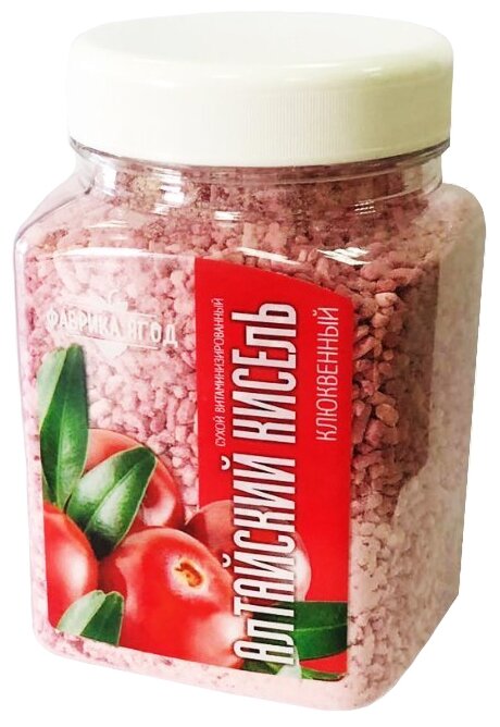 Кисель Фабрика Ягод Алтайский сухой витаминизированный клюквенный 250 г (фото modal 2)