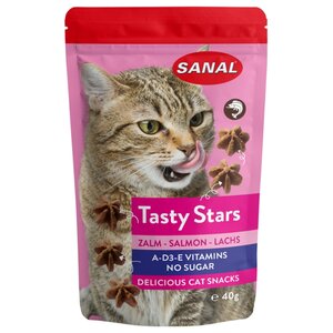 Лакомство для кошек Sanal Tasty Stars Лосось (фото modal nav 1)