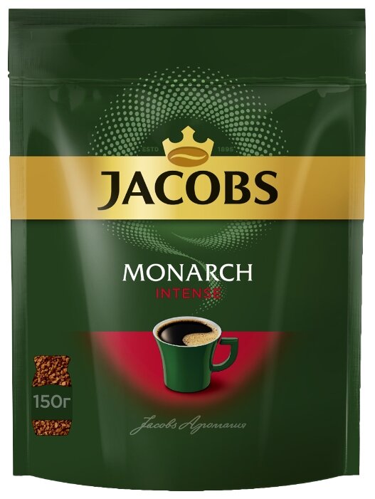 Кофе растворимый Jacobs Monarch Intense, пакет (фото modal 1)