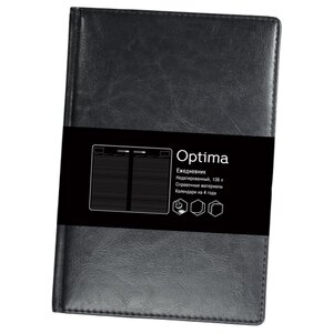 Ежедневник Listoff Optima недатированный, искусственная кожа, А5, 136 листов (фото modal nav 9)