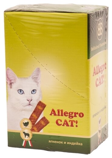 Лакомство для кошек B&B Allegro Cat! Мясные колбаски ягненок/индейка (фото modal 2)
