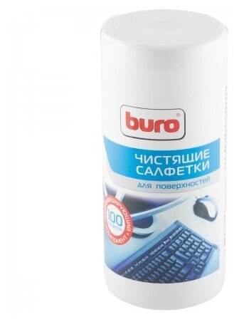 Buro BU-Tsurface влажные салфетки 100 шт. для оргтехники (фото modal 3)