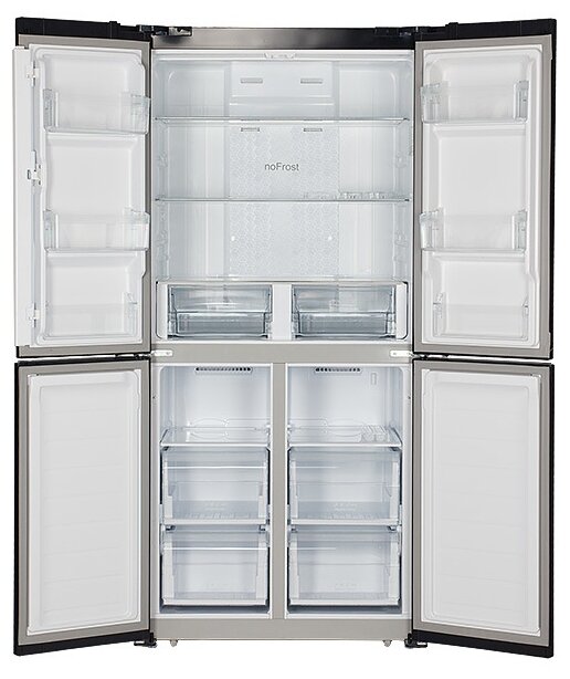 Холодильник HIBERG RFQ-490DX NFGR (фото modal 2)