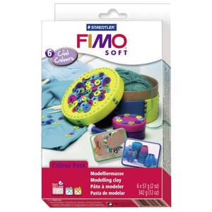Полимерная глина FIMO Soft Набор Холодные цвета (8023 04) (фото modal nav 1)