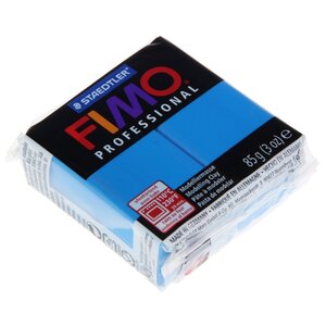 Полимерная глина FIMO Professional запекаемая 85 г чисто-синий (8004-300) (фото modal nav 1)