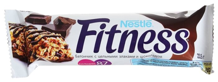 Злаковый батончик Nestle Fitness Шоколад, 24 шт (фото modal 3)