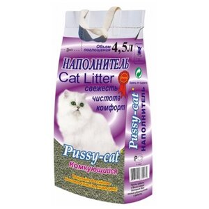 Наполнитель Pussy-Cat Комкующийся (4.5 л) (фото modal nav 4)