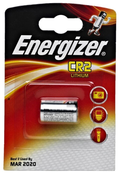 Батарейка CR2 Energizer CR2 BL1 (фото modal 1)