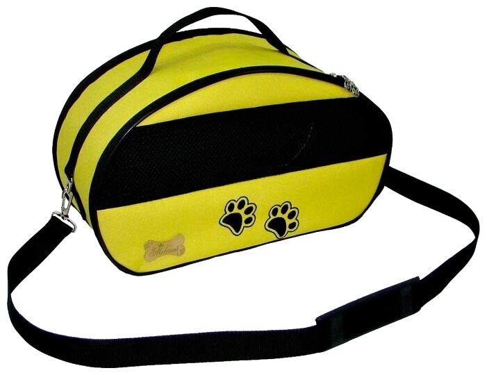 Переноска-сумка для кошек и собак Melenni Стандарт Лапы XS 41х23х20 см (фото modal 1)