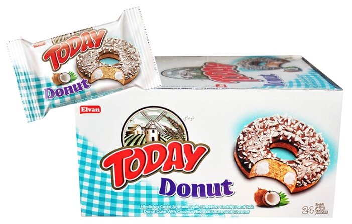 Elvan Пончик Today Donut кокос (фото modal 1)