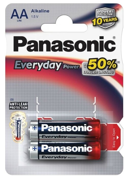 Батарейка AA Panasonic Everyday Power LR6EPS (фото modal 1)