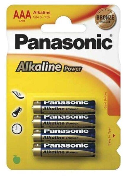 Батарейка AAA Panasonic Alkaline Power LR03APB (фото modal 2)