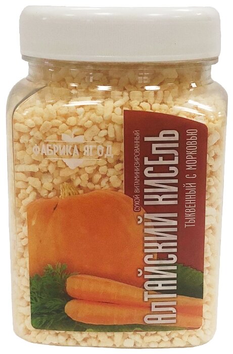 Кисель Фабрика Ягод Алтайский сухой витаминизированный тыквенный с морковью 250 г (фото modal 1)