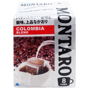 Молотый кофе MONTARO Colombia Blend, в дрип-пакетах (фото modal nav 1)