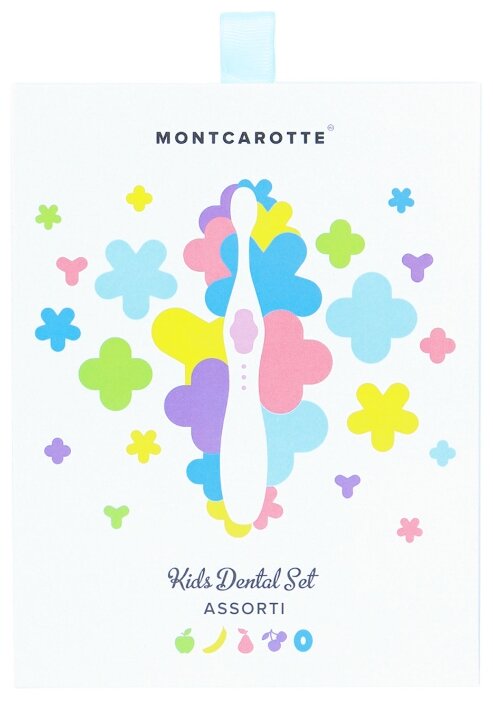 Набор щетка + паста Montcarotte Kids Dental Set Assorti 0+ (фото modal 2)