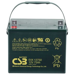 Аккумуляторная батарея CSB EVX 12750 75 А·ч (фото modal nav 1)