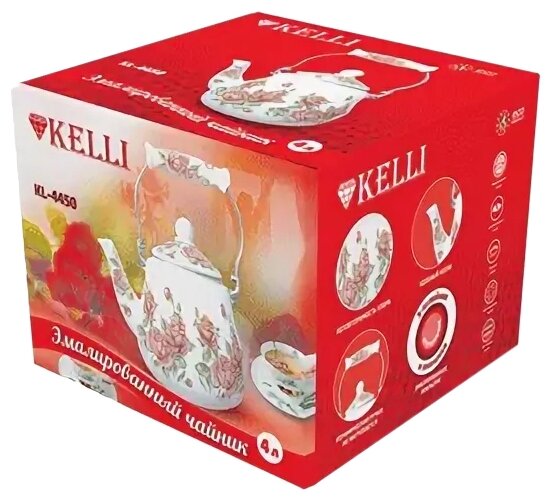 Kelli Чайник эмалированный 4 л (фото modal 2)