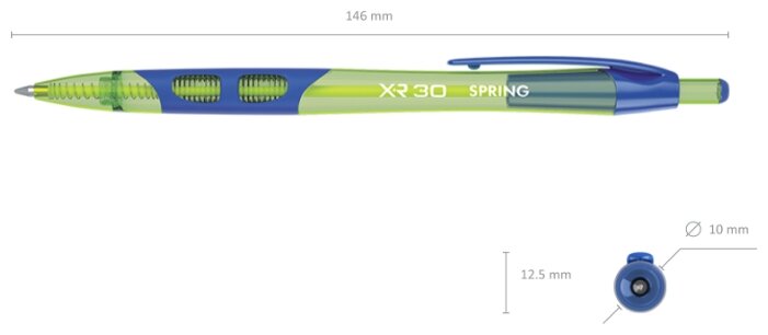 ErichKrause набор шариковых ручек XR-30 Spring 12 шт., 0.7 мм (43622) (фото modal 5)