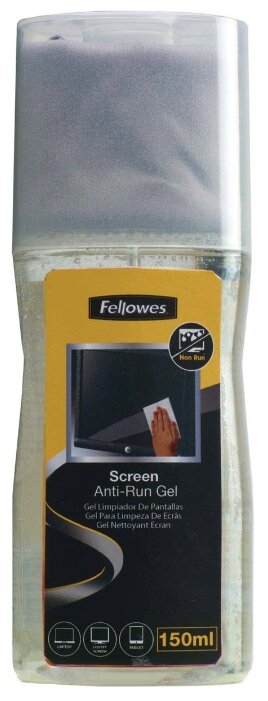 Набор Fellowes Screen Cleaning Anti-Run Gel чистящий гель+сухая салфетка для экрана (фото modal 2)