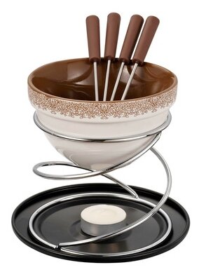 GiPFEL Набор для приготовления шоколадного фондю Minor на 4 персоны, 8 предметов (фото modal 3)