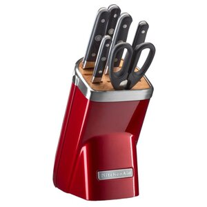 Набор KitchenAid Professional series 4 ножа, ножницы и мусат с подставкой (фото modal nav 1)
