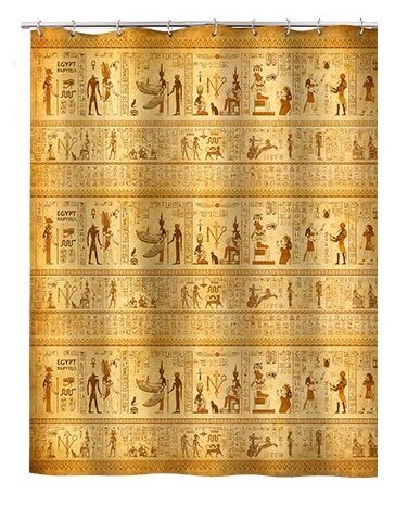 Штора для ванной Valiant Egypt Papyrus 145х180 (фото modal 1)
