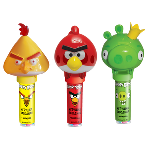 Жевательный мармелад Конфитрейд Angry Birds Красная, Желтая птицы и Свинка 20 г (фото modal nav 1)