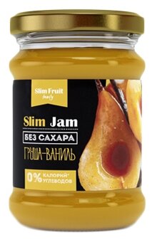 Джем Slim Fruit Family Груша-Ваниль без сахара, банка 250 мл (фото modal 1)