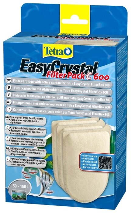 Tetra картриджи EasyCrystal Filter Pack C600 (фото modal 1)